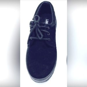 NEW SUEDE TOMMCCANN  LEATHER  WORK SHOES DURABLE &  STRONG CUSHIONED SOLE BLACK